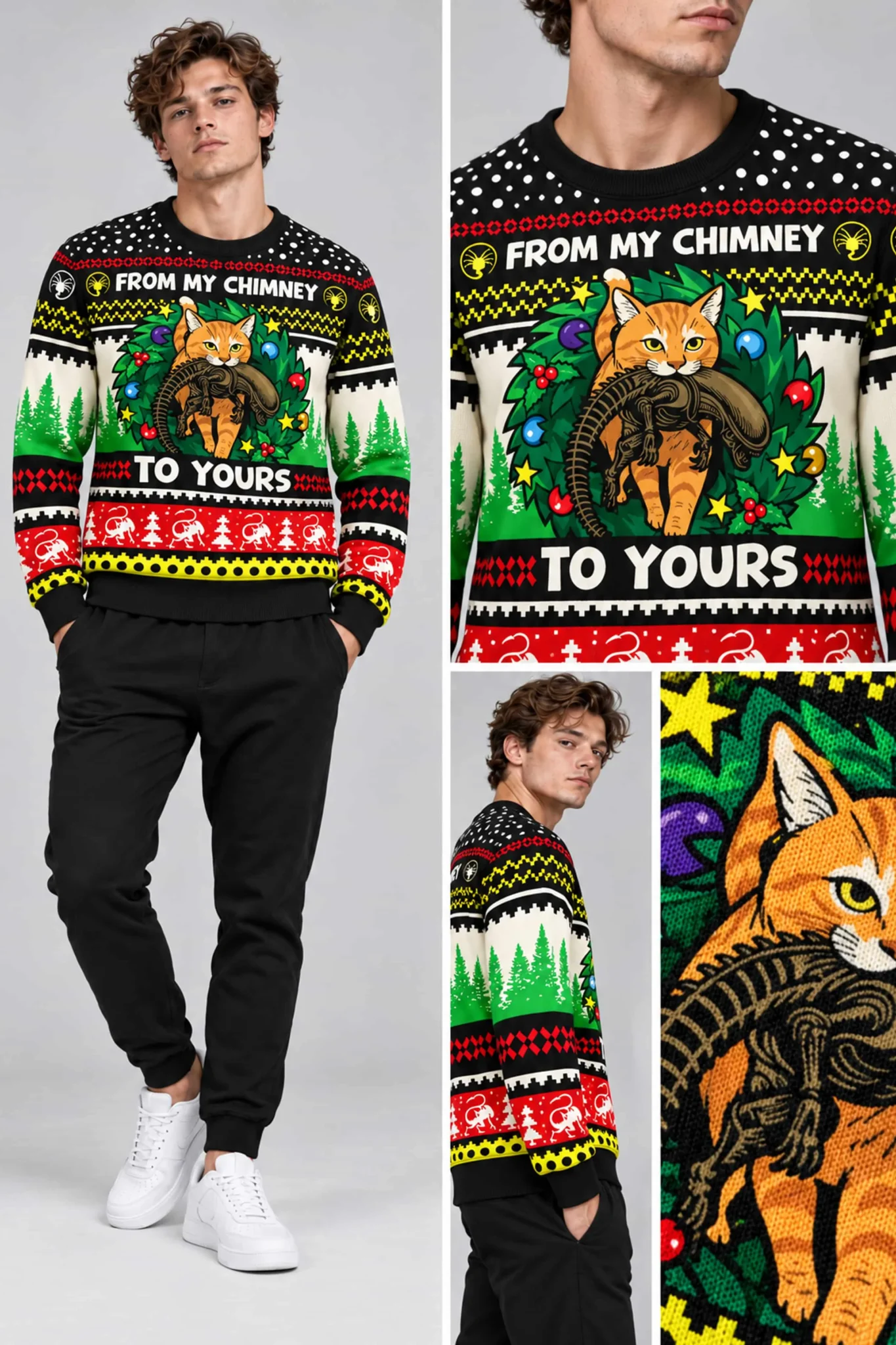 from my chimney to yours ugly christmas sweater2