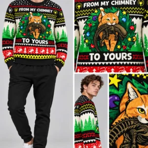 from my chimney to yours ugly christmas sweater2