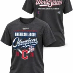 Guardians Charcoal 2026 American League Champions Locker Room Shirt