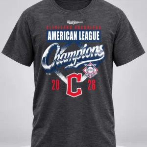 guardians charcoal 2026 american league champions locker room shirt3