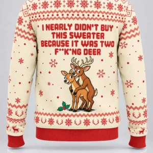 i nearly didn't buy this ugly christmas sweater1
