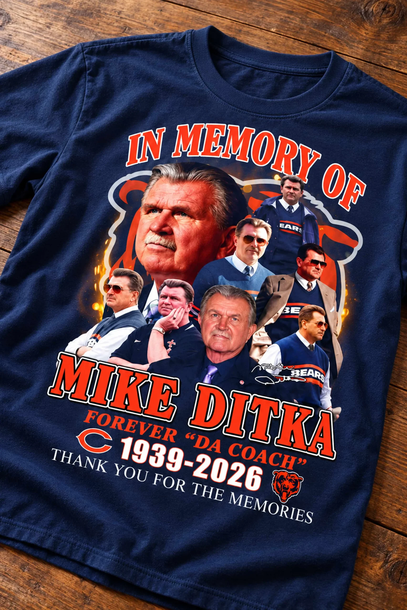 In Memory Of Mike Ditka Forever Da Coach Bears 1939-2026 Shirt 2 in memory of mike ditka forever da coach bears 1939 2026 shirt1
