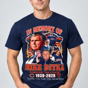 In Memory Of Mike Ditka Forever Da Coach Bears 1939-2026 Shirt 5 in memory of mike ditka forever da coach bears 1939 2026 shirt2