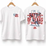 Jackie Robinson Houston Texans Battle Of Texas 25 Years Strong Shirt