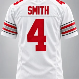 jeremiah smith 4 ohio buckeyes white jersey1