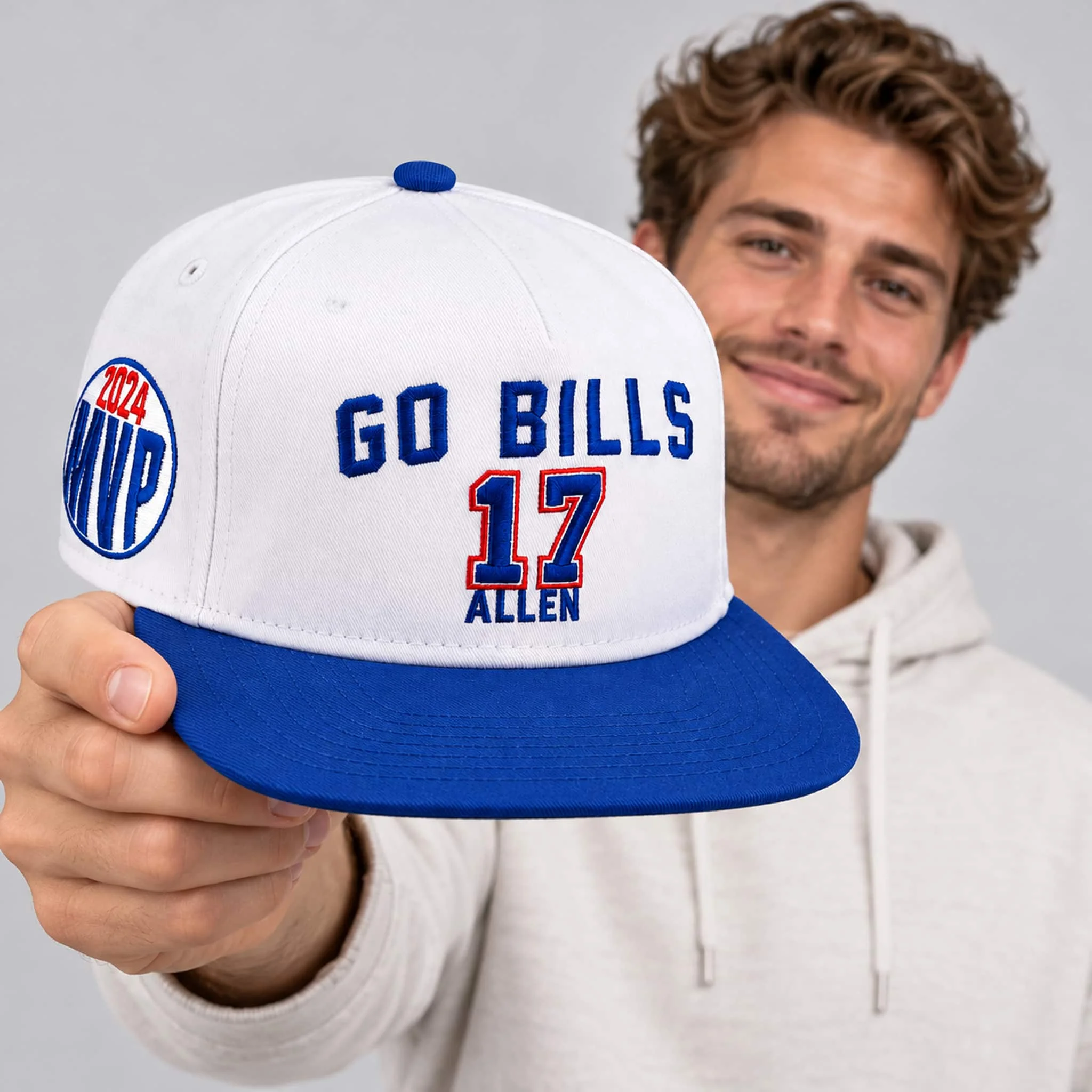 Josh Allen Go Bills #17 2024 MVP Hat 3 josh allen go bills 17 2024 mvp hat2