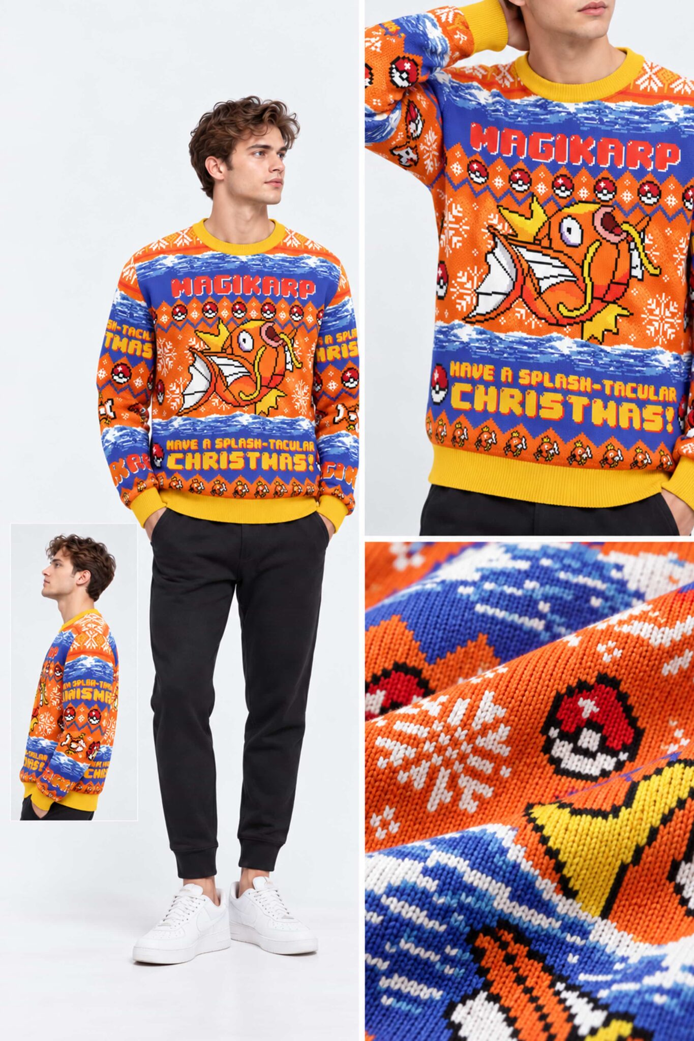 magikarp have a splash tacular christmas pokemon ugly christmas sweater2