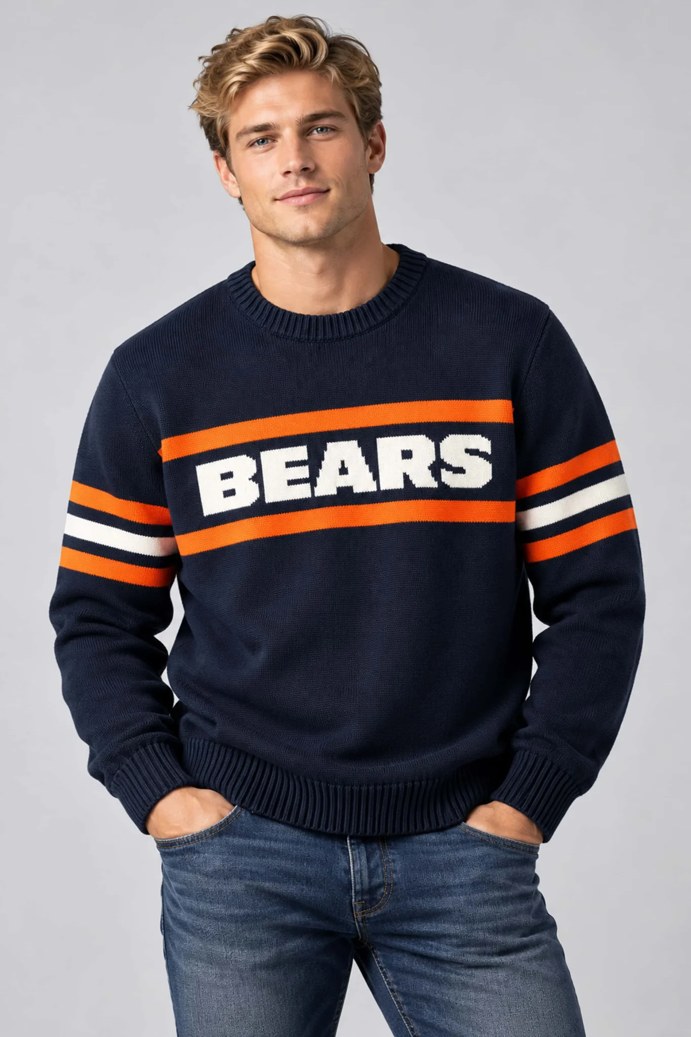 mike ditka chicago bears ugly sweater1