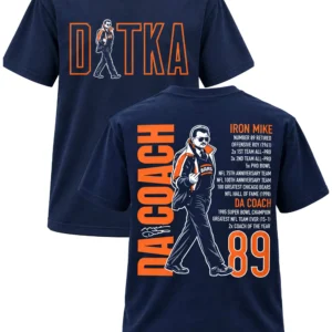 mike ditka da coach iron mike 89 bears 2 side shirt