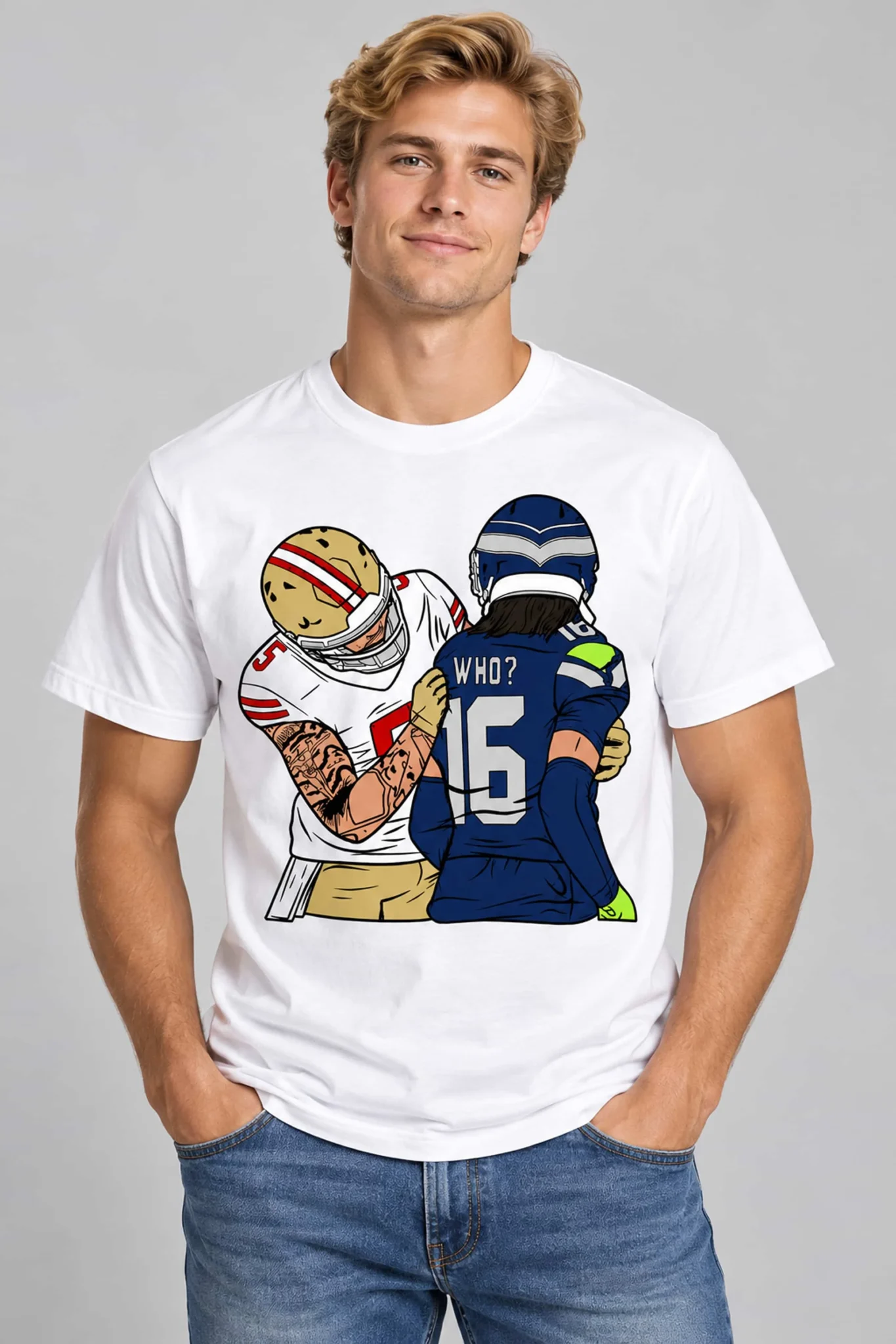 mike evans trevon diggs who are you shirt2