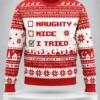 naughty nice i tried 2026 ugly christmas sweater