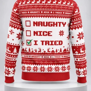 naughty nice i tried 2026 ugly christmas sweater1