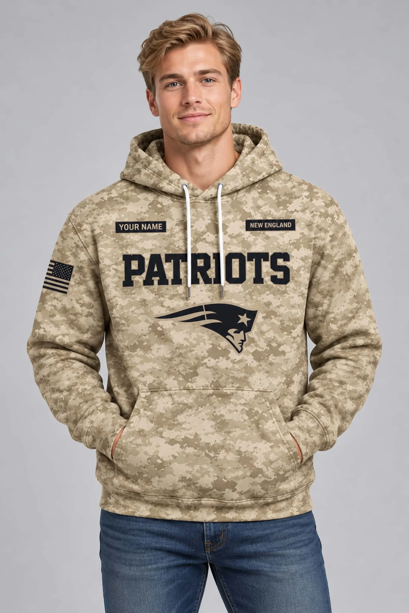patriots military appreciation 250 years of freedom camo hoodie3