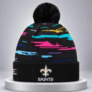 saints 2026 crucial catch cuffed knit hat
