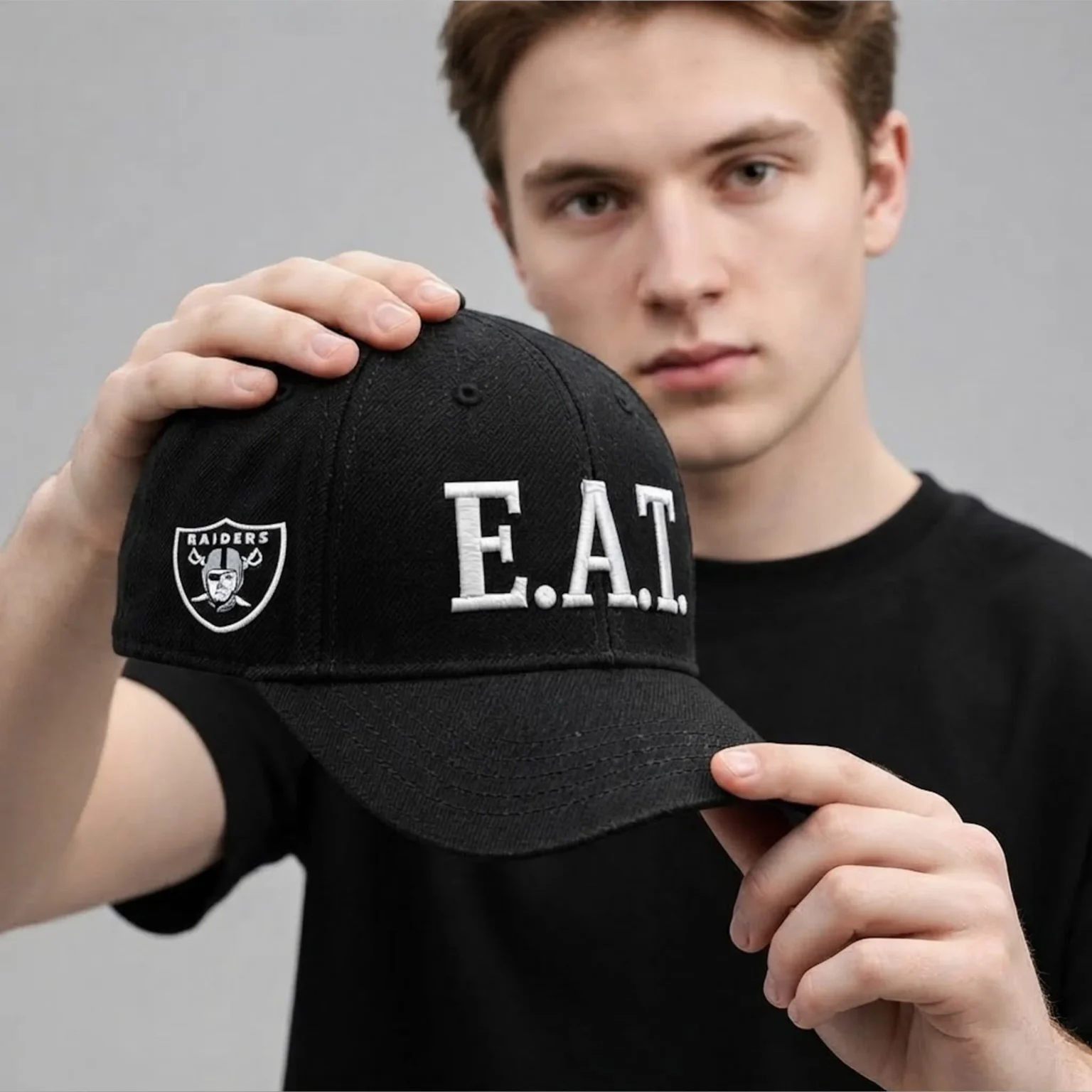raiders klint kubiak eat hat2