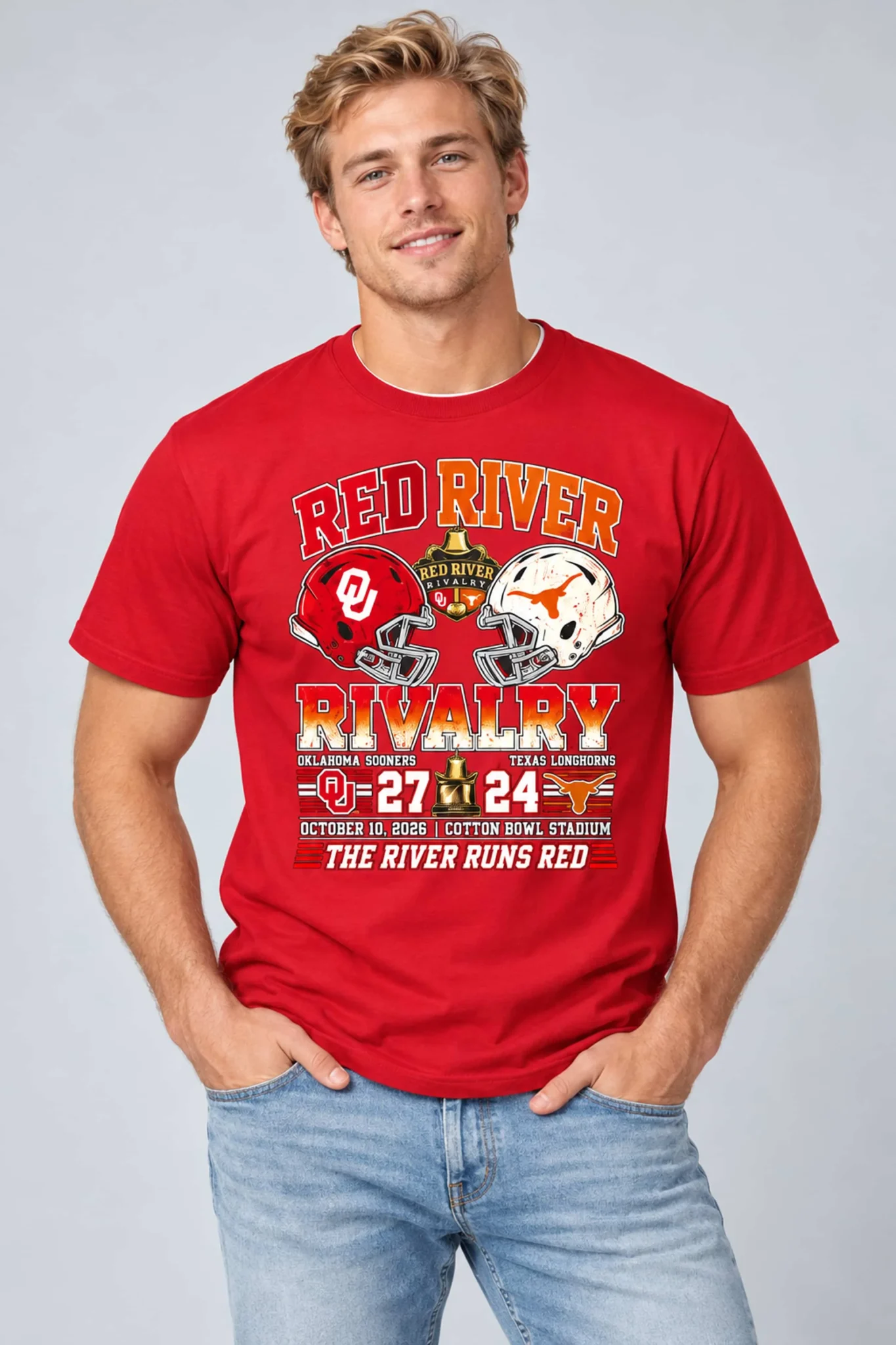 red river rivalry sooners 27 24 longhorns shirt2
