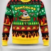 santacos ugly christmas sweater