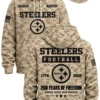 steelers military appreciation 250 years of freedom camo hoodie