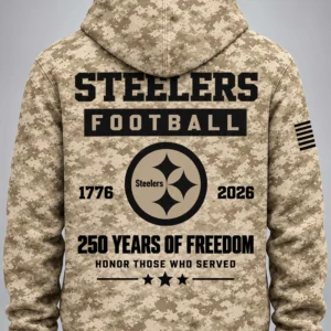 steelers military appreciation 250 years of freedom camo hoodie1