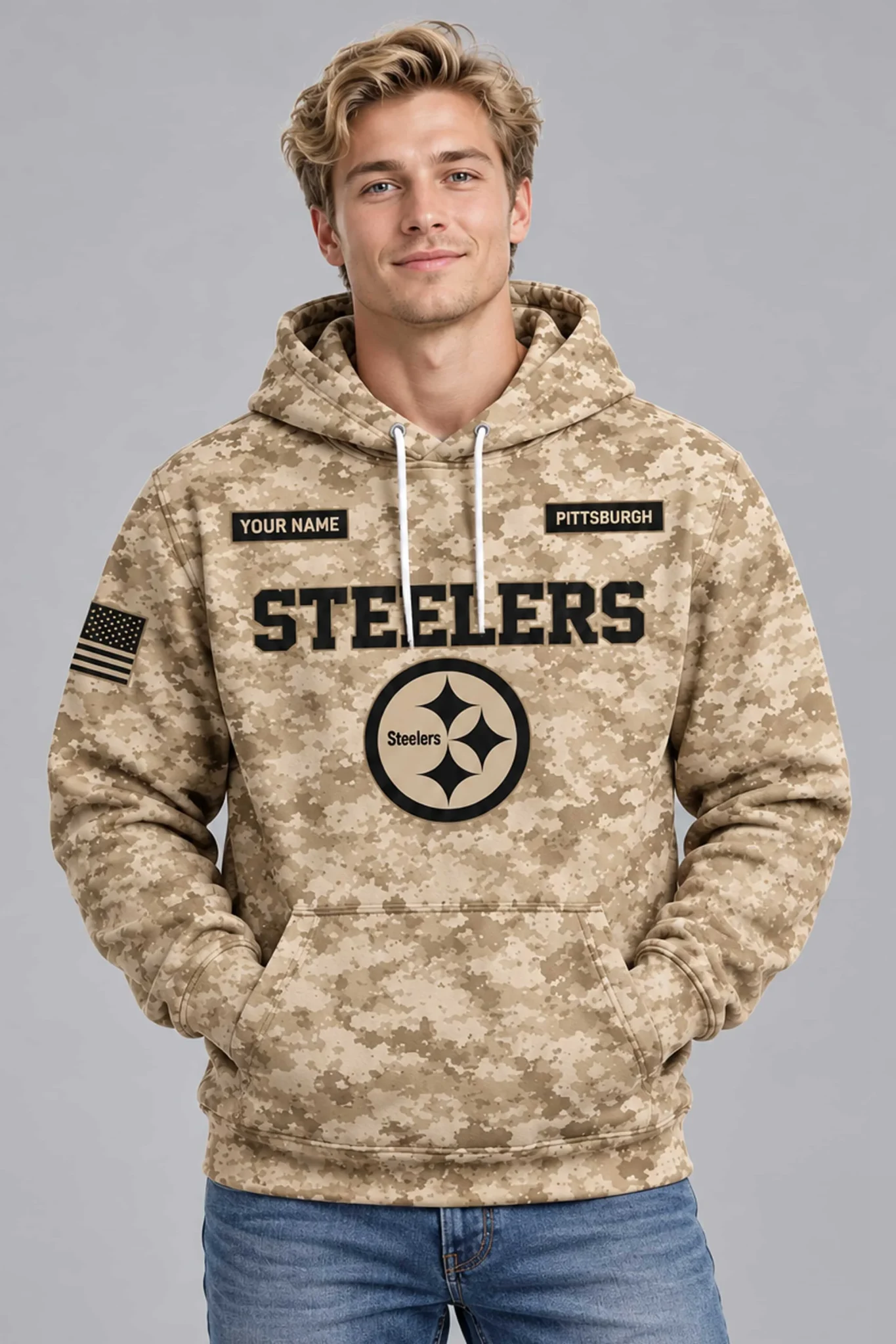 steelers military appreciation 250 years of freedom camo hoodie3