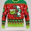 the grinch ho ho ho ugly christmas sweater