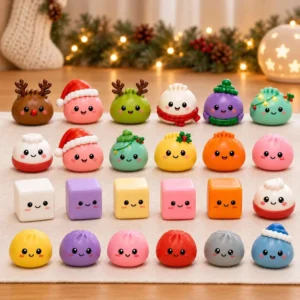 custom christmas dumpling gifts personalized squishy dumpling advent calendar1