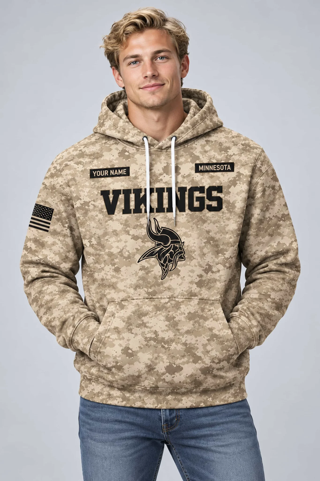 vikings military appreciation 250 years of freedom camo hoodie3