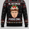 vladimir pudding funny ugly christmas sweater