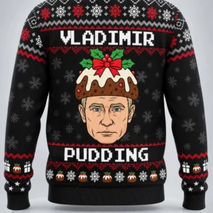 vladimir pudding funny ugly christmas sweater1