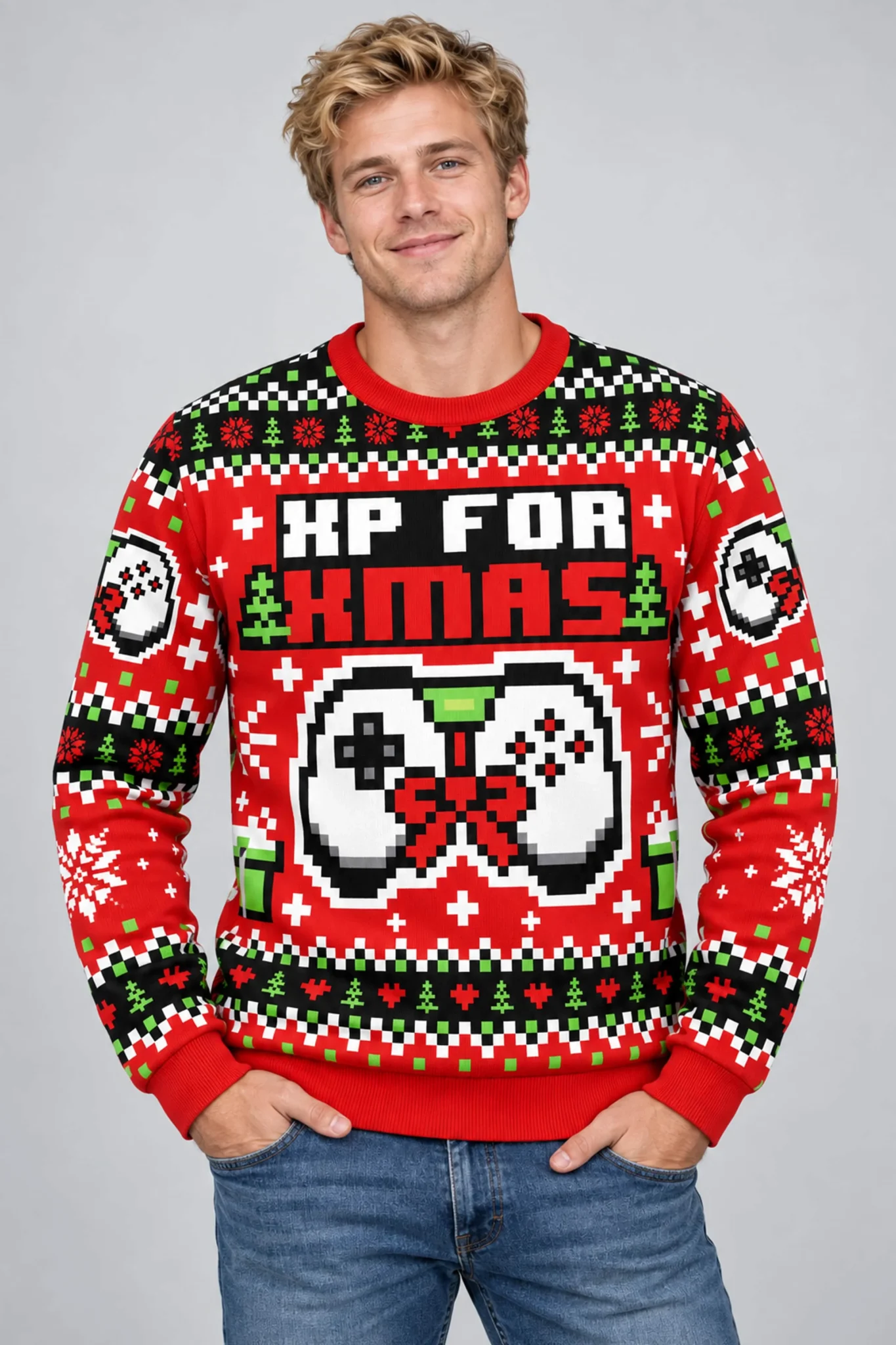 xp for xmas ugly christmas sweater2